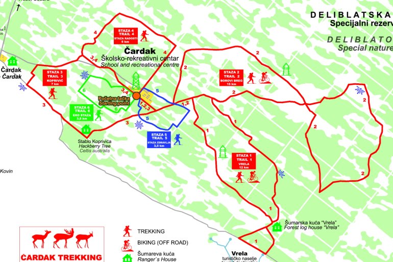 mapa staza