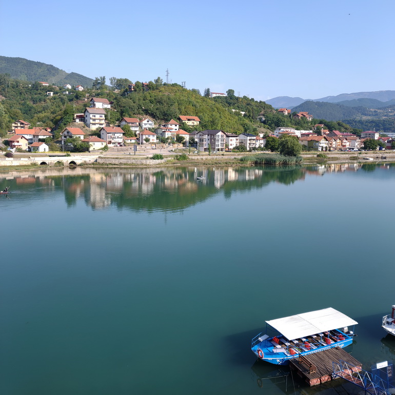 Pogled iz sobe Hotela Višegrad