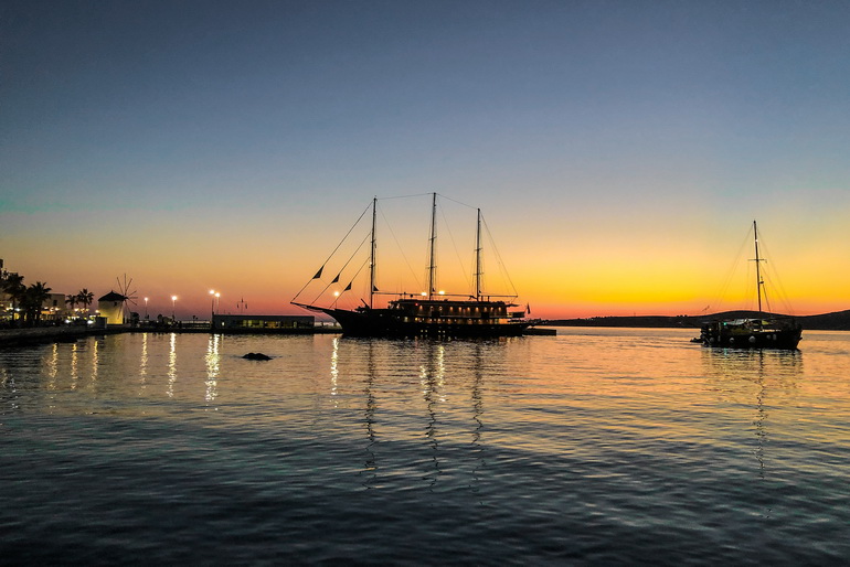 Zalazak sunca na ostrvu Paros