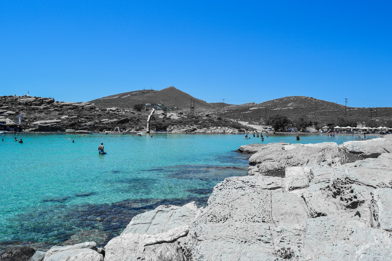 Plaža Monastiri na ostrvu Paros